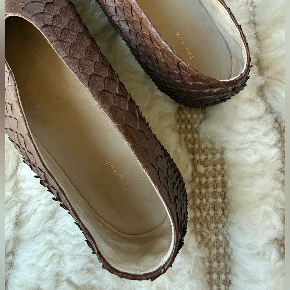 The Row Python Stella Slipper View 4